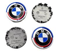 Lega Calotta Centrale Ruota 50th Anniversario Set 4 BMW 1 2 3 4 5 6 7 Serie 68mm