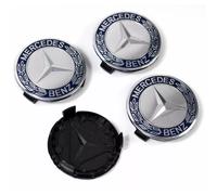 Lega Calotta Centrale Ruota Mozzo Mercedes Gla D.C Glc Gle GLS Navy Cromo