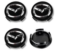 Cappuccio Centrale In Lega OZ Racing Ruota x4 55mm Argento Nero Emblema Sportivo