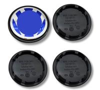 Lega Calotta Centrale Ruota Mozzo x4 65mm Curvo Blu Bora Jetta Golf 3B7601171