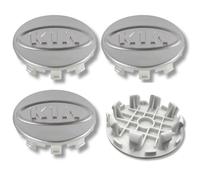 Lega Calotta Centrale Ruota Mozzo x4 Per Kia 56mm Argento Molti Modelli Sportage