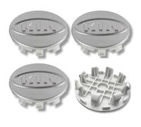 Lega Calotta Centrale Ruota Mozzo x4 Per Kia 56mm Argento Molti Modelli Sportage
