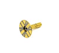 Lega compatibile con parti di biciclette, tubo sella bici, disco di arresto a fungo for piantone sterzo, fornisce un supporto stabile for biciclette(Gold)