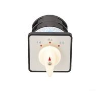 Lega d'argento per il contatto Rotary Switch 40A Flame Retardant Silver | Modalità manuale-stop-automatica a 3 posizioni, angolo di passo di 45 gradi, controllo preciso del circuito industriale