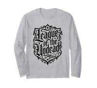 Lega dei Non Morti Gotico Halloween Design Maglia a Manica