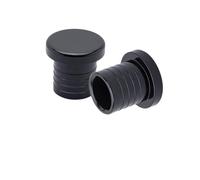 Lega di alluminio 8/10/12/14/16/18/20/25/34/38 mm Valvola di scarico e scarico Tappo di chiusura Tubo flessibile in silicone(32mm black)