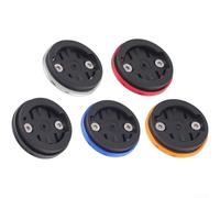 Lega di alluminio Bicicletta Auricolare Computer Mount, Per Garmin Edge per | Per igpsport per wahoo - Supporto per tappo del tubo superiore da 28,6 mm per bici da strada, per mountain bike, ciclismo