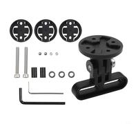 Lega di alluminio bicicletta Stem Camera Mount Adapter per Hero SJ4000 SJ5000 Edge 200 500 510 520 800 810 820 e torcia elettrica M5 Bolt Hole Compatibile