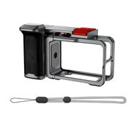 Lega di alluminio Camera Grip Holder Con Cold Shoe Mount Per Azione 3/4/5 Leggero Stabilizzatore Maniglia Accessori Professionale Gabbia Vlog