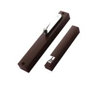 Lega Di Alluminio Con Ammortizzatore Ammortizzatore Idraulico Invisibile Chiudiporta Silenzioso For Uso Domestico,per una forza di chiusura più forte(Brown/Left Open)