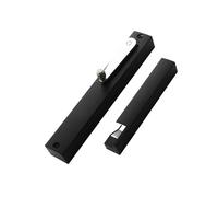 Lega Di Alluminio Con Ammortizzatore Ammortizzatore Idraulico Invisibile Chiudiporta Silenzioso For Uso Domestico,per una forza di chiusura più forte(Black/Left Open)