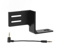 Lega di Alluminio, Design Stabile, Lunga Durata, Staffa per Microfono Invisibile Compatibile per Fotocamere X4 X3 X2 con Cavo Audio da 3,5 Mm, Realizzata in Lega di Alluminio,