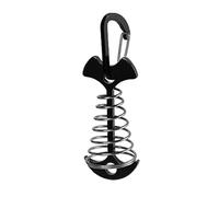 Lega di alluminio Fishbone Deck Ancoraggi Peg Molla Guyline Tenditore Corda Regolatore Leggero Plank Board Pali Tenda Plank Board Pali Con Fibbia a Molla Accessori da Campeggio Leggero