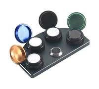 Lega di alluminio Guarda Olio Grasso Dip Dish con coperchio Stand Accessori di riparazione Orologi Kit di oliatore per lavori di riparazione Strumento di orologeria professionale, Piatto dell'olio a