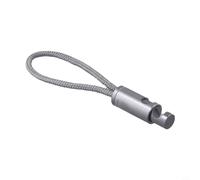 Lega di alluminio Guyline tenditore 11cm Push-Type (argento) | Lega di alluminio 6061, pressa a pistone, lunghezza 11 cm, leggera, tenda da campeggio