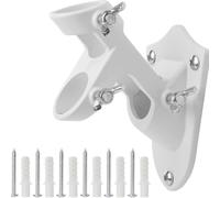 Lega di alluminio Heavy Duty Flag Pole Holder,Esterno Casa Bandiera Pole Bracket, Staffa di montaggio della bandiera del metallo