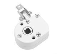 Lega di alluminio per ingranaggi a vite senza fine per tenda da sole, gancio a manovella manuale per tende pieghevoli e sistemi di balconi, alta capacità di carico, bianco, 10 x 5 x 5 cm