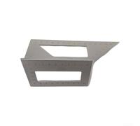 Lega di alluminio per t-square righello 45 90 gradi lega di alluminio | Strumento di misurazione di precisione per la lavorazione del legno e la lavorazione dei metalli, fai da te, argento