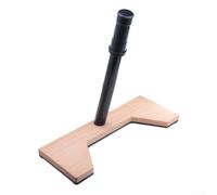 Lega di alluminio pieghevole per il parcheggio della bici con base in legno impiallacciato - Supporto di riparazione per Brompton & Tubo reggisella> 35mm - Supporto per display antiscivolo
