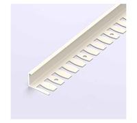 Lega di Alluminio Profilo di Compensazione Protezione Angolare per Bordi Profilo di Transizione, per Progetti di Pavimenti/pareti/piastrelle, Resistenti All'umidità(Khaki,1.26 * 270cm(3 * 90cm))