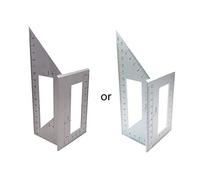 Lega di alluminio Quadrato di Legno Multifunzione Righello 45 90 Gradi Gauge Lavorazione Del Legno Die Cuts Per La Carta Che Fanno Bordi