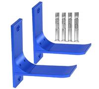 Lega di alluminio RC Car Display Stand Rack Appendiabiti Appeso Rack RC Wheel Wall Mount per 1/18 1/16 1/14 1/12 1/10 1/8 1/5 RC Auto (blu)