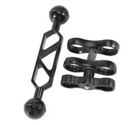 Lega Di Alluminio Scuba Diving Luce Della Torcia Sfera Del Braccio Doppio Giunto E 1 Set Farfalla Clip Morsetto Supporto Per Macchina Fotografica