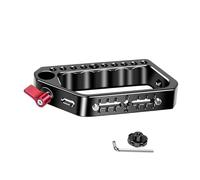 Lega di alluminio Top Handle Grip DSLR Camera Cage Con Doppio Cold Shoe Monti 1/4/3/8 Foro Per Accessori Compatibilità DSLR Camera Cage