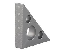 Lega di alluminio Triangolo strumenti di misura altri strumenti di misura Righello Angolo retto Righello Lavorazione Del Legno Strumento di Misura
