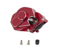 Lega di alluminio Wave Box Gearbox Assembly RC Parti aggiornate per AXIAL SCX24 AXI90081 Deadbolt AXI00004 B17 AXI00001 C10 AXI00002 JLU AXI00006 Ford Bronco AXI00005 RC Car (rosso)