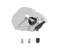 Lega di alluminio Wave Box Gearbox Assembly RC Parti aggiornate per AXIAL SCX24 AXI90081 Deadbolt AXI00004 B17 AXI00001 C10 AXI00002 JLU AXI00006 Ford Bronco AXI00005 RC Car (Argento)