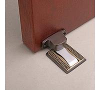 Lega di assorbimento dello zinco della porta della camera da letto Tampone di assorbimento forte Tampone anti-collisione silenzioso Blocco porta Punzone Resistenza invisibile(Coffee ancient)