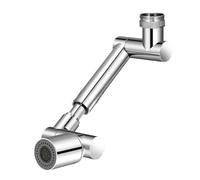 Lega Di Rame Universale Girevole 1440 ° Braccio Robotico Estensione Rubinetto Aeratore Prolunga Lavello Cucina 2 Modalità Flusso Acqua Ben Fatto