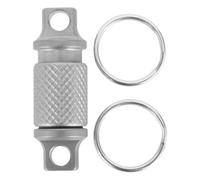 Lega di Titanio Portachiavi Staccabile Auto Chiave Supporto 360° Girevole Quick