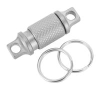 Lega di Titanio Portachiavi Staccabile Auto Chiave Supporto 360° Girevole Quick