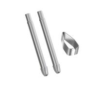 Lega di titanio Punte della penna di ricambio Adatto per Microsoft Surface Pro 7/6/5/4 Serie (modello 1776) Penna di tocco Pennini ricarica per Surface Laptop Stylus Pen (2PCS)