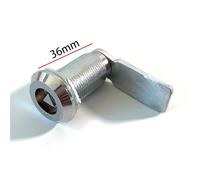Lega di zinco 1 set con chiave Ms705-36 blocco a camma quarto di giro per serrature a camma per porte di armadi elettrici 1 pezzi(altezza 15mm-zinco)