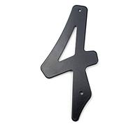 Lega di zinco nera da 10 cm e 4 pollici for casa, giardino, garage(4)