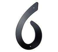 Lega di zinco nera da 10 cm e 4 pollici for casa, giardino, garage(6)