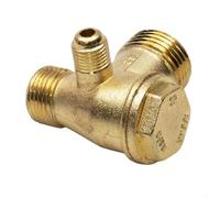 Lega di zinco per valvola di ritegno del compressore d'aria con 3 porti e pratico