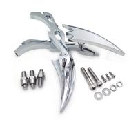 Lega Freccia Personalizzato Specchio Per Harley Softail Fatboy Sportster Cromo