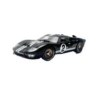 Lega Pressofusa In Scala 1 18 Per Ford GT40 MK2#2 Nera Giocattoli Auto Modello Nostalgia Souvenir Regali Macchinine Mini Auto