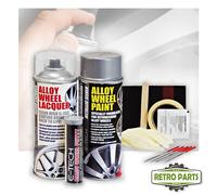 Lega Ruota Riparazione & Restauro Kit Per Micro Completo Pro DIY Vernice Argento