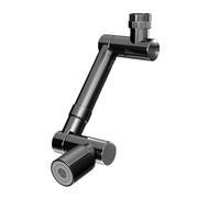 Lega Universale Con Rotazione Di 1440 °, Aeratore Del Rubinetto, Braccio Robotico, Estensione Girevole, Accessorio For La Cucina, Prolunga For Ben Fatto(Double gear Black)