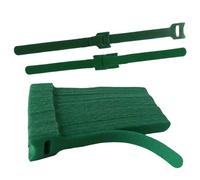 Legacci per Piante da Giardino - 20 Pezzi Cinghie di Supporto per Piante in Nylon Verde,Fermagli Antiscivolo per Steli | per Interno ed Esterno Serra Spalliera Agricoltura Vite Cetriolo e Verdura