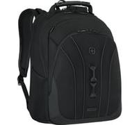 WENGER Legacy Black Series 653629 - Zaino per computer portatile con scomparto per tablet, notebook fino a 16", 24 l, da uomo e donna, business, università, scuola, viaggi, nero, 653629, Nero , Black