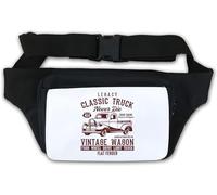 Legacy Classic Truck Vintage Wagon Flat Fender Marsupio Marsupio Bianco