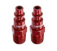 Legacy color Connex Type D 14 pezzi. 1/4 in. Red Coupler and Plug kit, A73440D-2PK