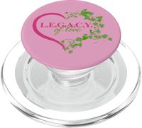 Legacy of Love Black Sorority Excellence Pink & Green Ivy PopSockets PopGrip per MagSafe