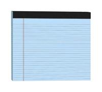 Legal Note Pads - Letter Size Intermediate Spacing , Multi-Pack Tear-Off Bound Memo Notebooks, Canary Yellow Draft Scratchpads | Sturdy Cardboard Backing Stationary Work Organizers For Lawyers